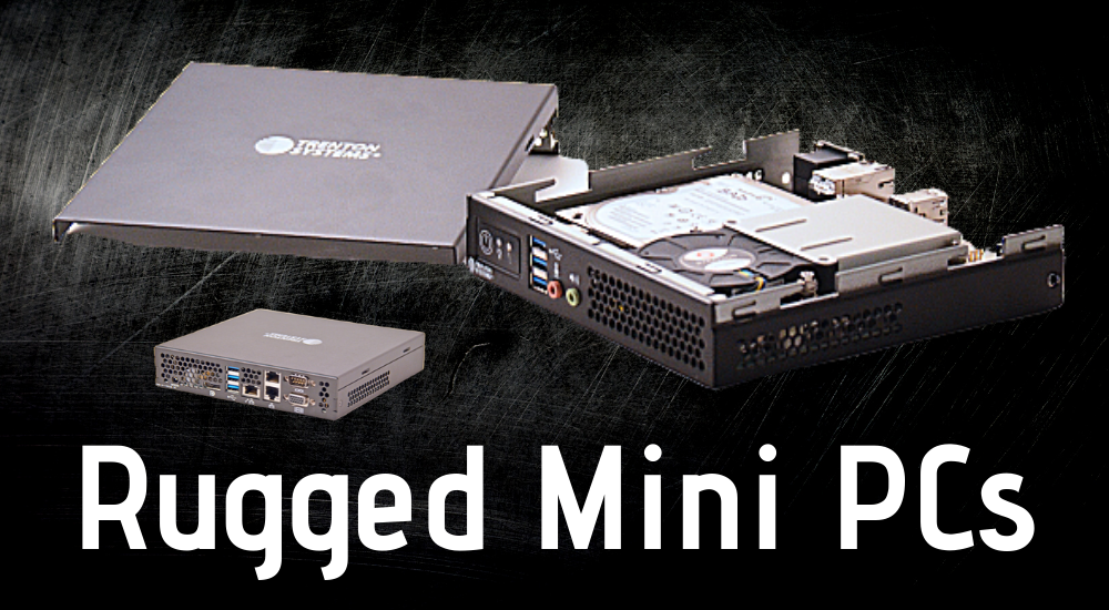 Trenton Systems' ION Mini PC in a rugged mini PC graphic
