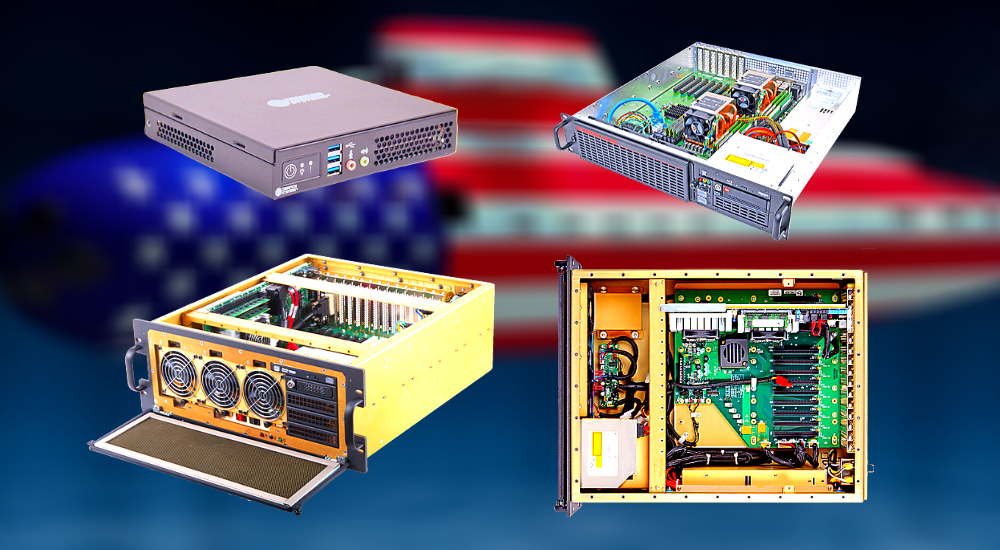 A collection of Trenton Systems' rugged servers and workstations, perfect for Navy submarine warfare systems