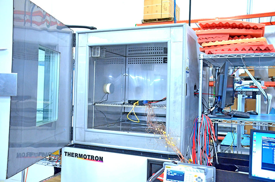 The Thermotron environmental testing chamber