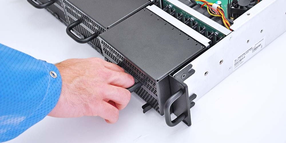This is a photo of Trenton Systems' JBOD storage enclosure.