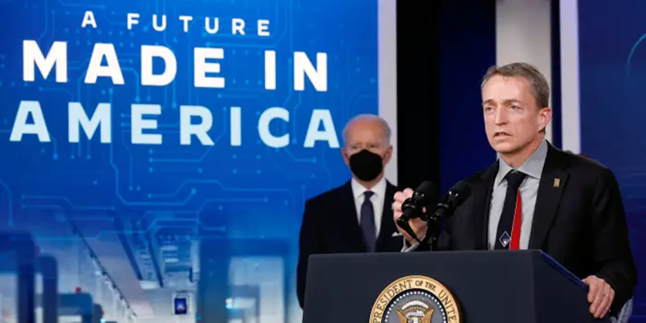 Pat Gelsinger and Joe Biden