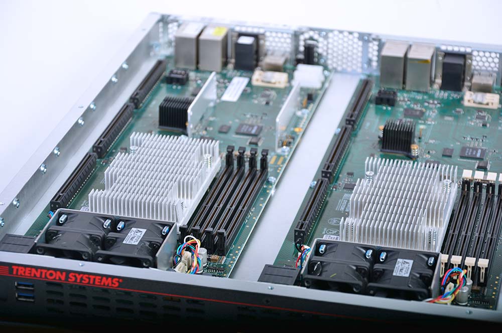 Two Processor Boards in a 1U Workstation