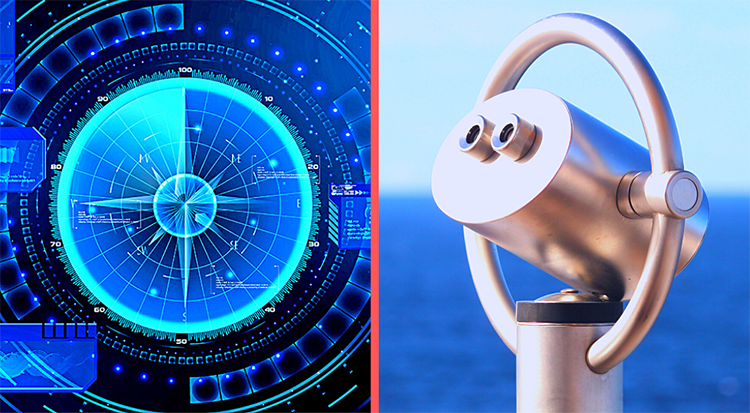 Sonar technology and periscope collage for A-RCI and ISIS integrated imaging systems