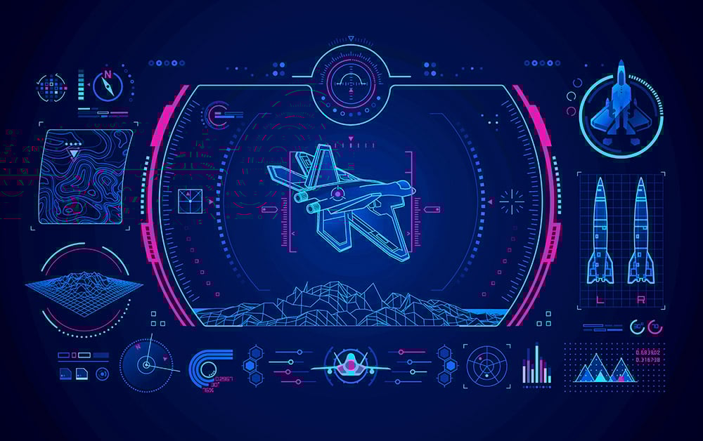 Graphic showcasing operational picture for integrated base defense