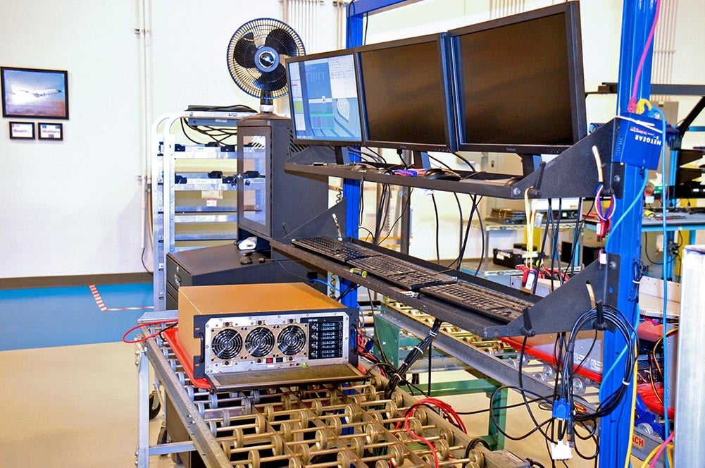 The TMS4711 system on the burn-in line