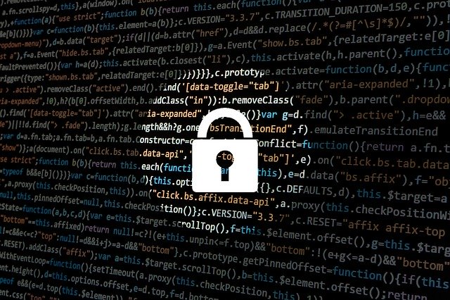 Digital cybersecurity lock