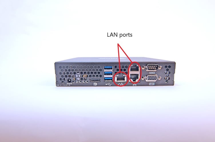 Lan Ports on Trenton's ION Mini PC