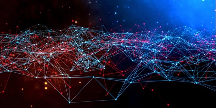 A graphic depicting various network connections