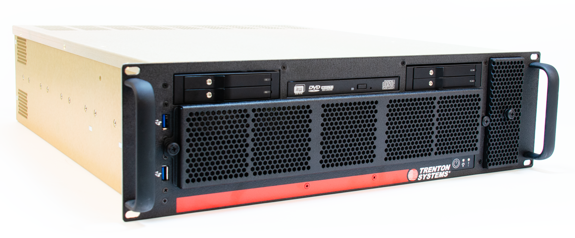 The secure 3U BAM Server by Trenton Systems