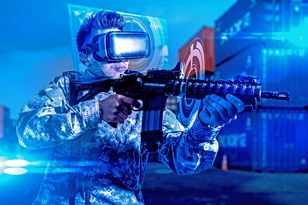 A depiction of the JADC2 warfighter of the future